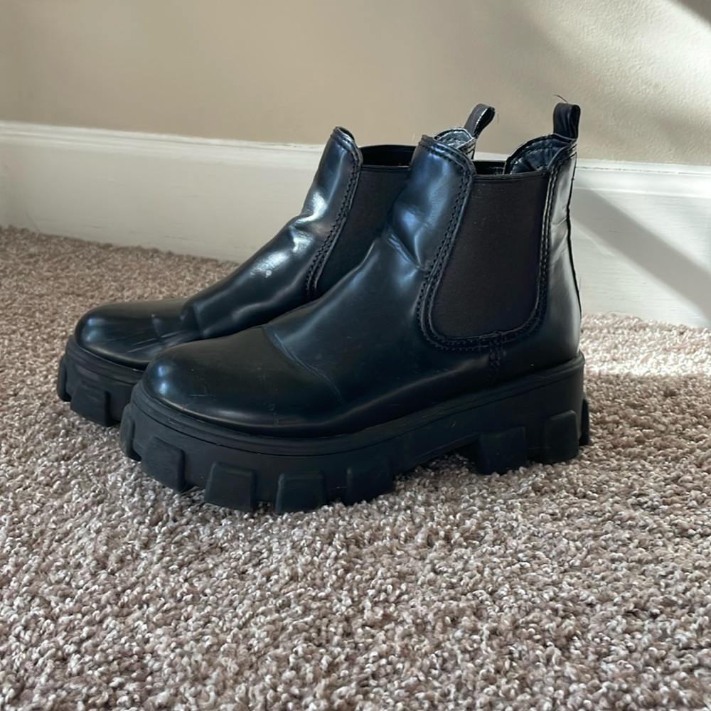 Black boots